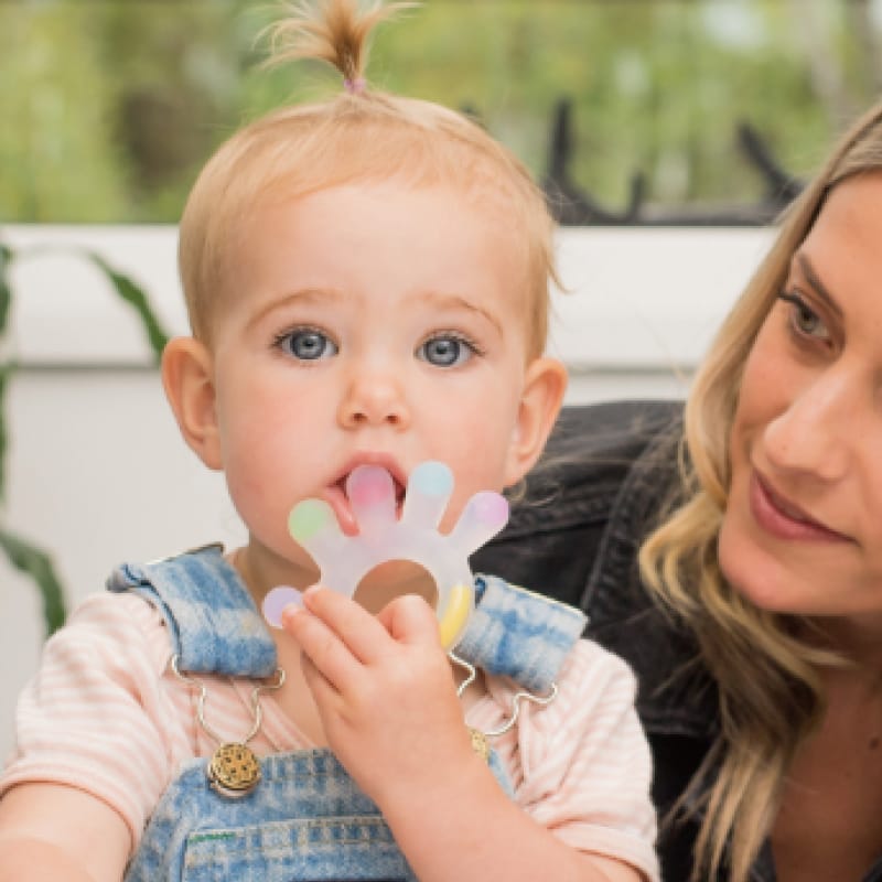 Handje Siliconen Bijtring 3 Haakaa bijtring