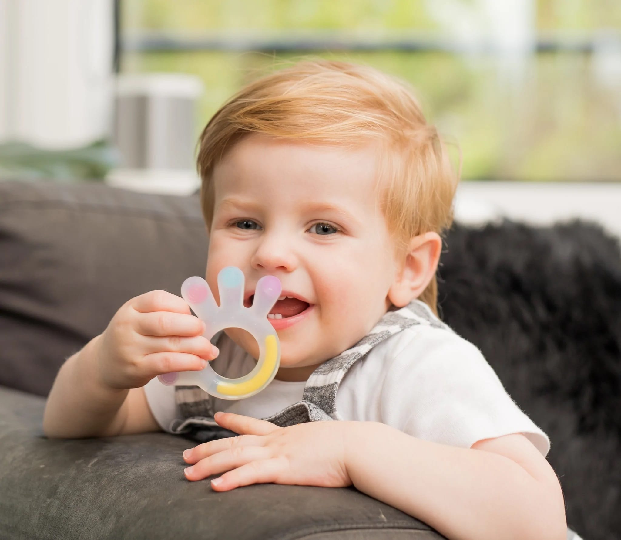 Handje Siliconen Bijtring 2 Haakaa bijtring hand